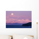 Full Moon Sets over Wall Decal 2