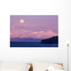 Full Moon Sets over Wall Decal 2