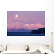Full Moon Sets over Wall Decal 2