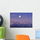 Full Moon Sets over Wall Decal 1