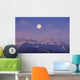 Full Moon Sets over Wall Decal 1