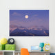 Full Moon Sets over Wall Decal 1