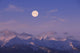 Full Moon Sets over Wall Decal 1