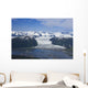 Aerial View Of Taku River And Hole In The Wall Glacier Wall Mural