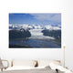 Aerial View Of Taku River And Hole In The Wall Glacier Wall Mural