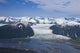 Aerial View Of Taku River And Hole In The Wall Glacier Wall Mural