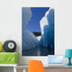 Close Up Of Towering Seracs And Blue Glacier Ice Of Mendenhall Glacier Wall Mural