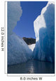 Close Up Of Towering Seracs And Blue Glacier Ice Of Mendenhall Glacier Wall Mural
