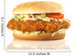 Chicken Burger Wall Decal
