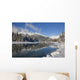 Scenic Winter Landscape Of Mendenhall River Wall Mural