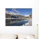 Scenic Winter Landscape Of Mendenhall River Wall Mural