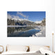Scenic Winter Landscape Of Mendenhall River Wall Mural