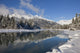 Scenic Winter Landscape Of Mendenhall River Wall Mural