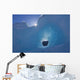 Small Tunnel Eroded In An Iceberg Frozen In Mendenhall Lake Wall Mural