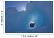 Small Tunnel Eroded In An Iceberg Frozen In Mendenhall Lake Wall Mural