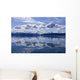 Scenic View Of The Chilkat Mountains Reflecting In Lynn Canal Wall Mural
