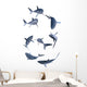 Shark Set Wall Mural