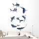 Shark Set Wall Mural