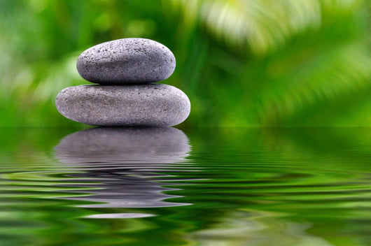 Zen Stone Reflection Wall Decal