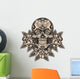 Skull with roses Wall Decal