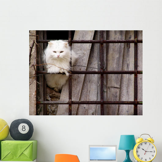 Gatto Bianco Wall Decal