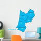 Region Aquitaine France Wall Decal