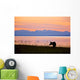 Moose Calf Feeding Wall Mural