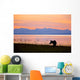 Moose Calf Feeding Wall Mural
