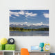 Panoramic View Over Westchester Lagoon With The Chugach Mountains Wall Mural