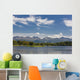 Panoramic View Over Westchester Lagoon With The Chugach Mountains Wall Mural