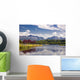View Over Westchester Lagoon And The Chugach Mountains During Summer Wall Mural