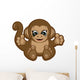 Little Monkey One Symbols Wall Mural