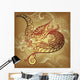 Asia Bird Phoenix Wall Mural