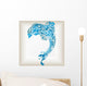 Abstract Dolphin Wall Decal