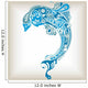 Abstract Dolphin Wall Decal