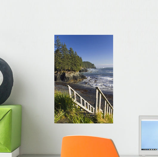 Stairway Leading down to Wall Decal