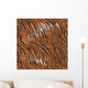 Tiger Fur Motif Repeating Wall Decal