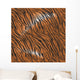 Tiger Fur Motif Repeating Wall Decal