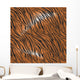 Tiger Fur Motif Repeating Wall Decal