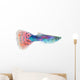 Guppy (Poecilia reticulata) Wall Decal