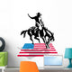 American Rodeo Wall Decal