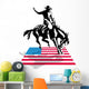 American Rodeo Wall Decal