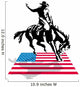 American Rodeo Wall Decal