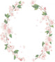 Cherry Blossom Photo Frame Wall Decal