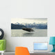 Humpback Whale Breaches Near Glacier Bay National Park, Alaska Wall Mural