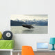 Humpback Whale Breaches Near Glacier Bay National Park, Alaska Wall Mural