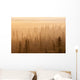 Sunrise Over A Foggy Forest Wall Mural