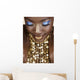 African woman with gold Wall Mural
