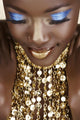 African woman with gold Wall Mural