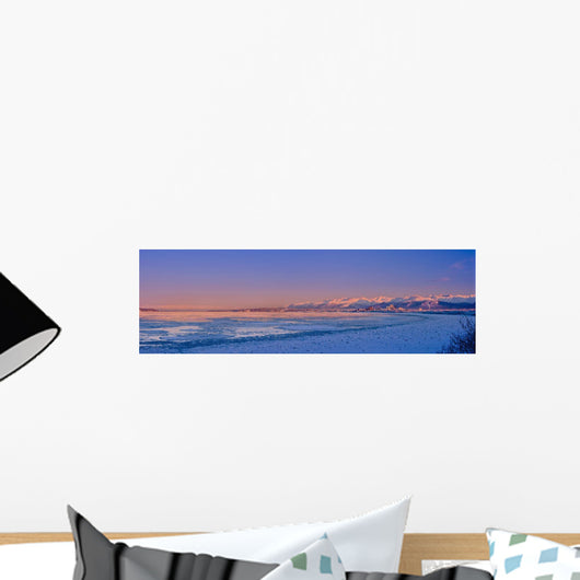 Panorama Anchorage Skyline Wall Decal